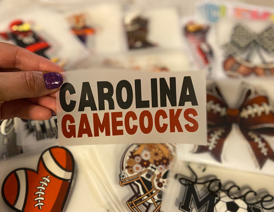 Gamecocks DTF Trucker Hat Patch Only