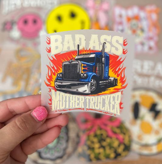 Mother Trucker DTF Trucker Hat Patch Only