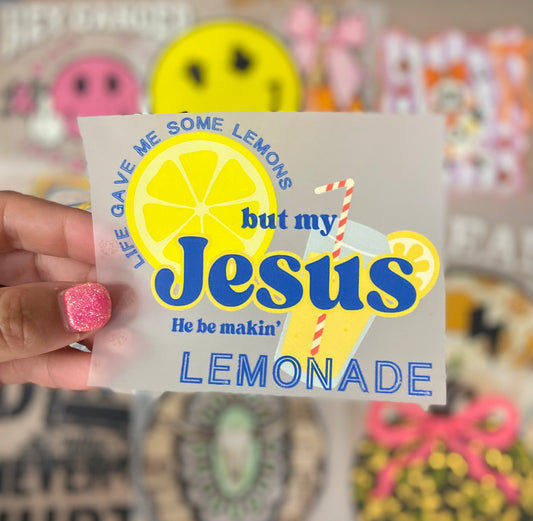 Jesus Lemonade DTF Trucker Hat Patch Only