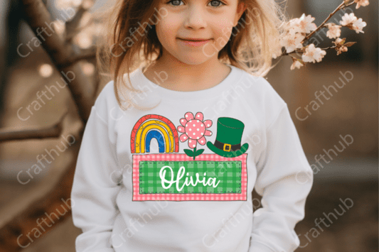 Custom Girl St Patricks Baby, Toddler, Youth Short Sleeve Shirt