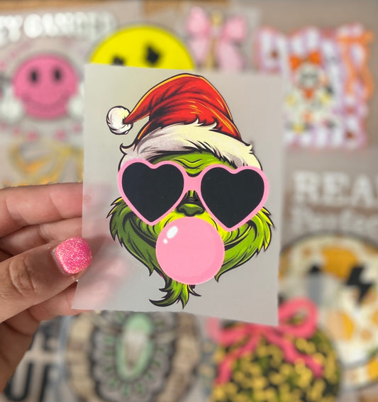 Green Guy Gum DTF Trucker Hat Patch Only