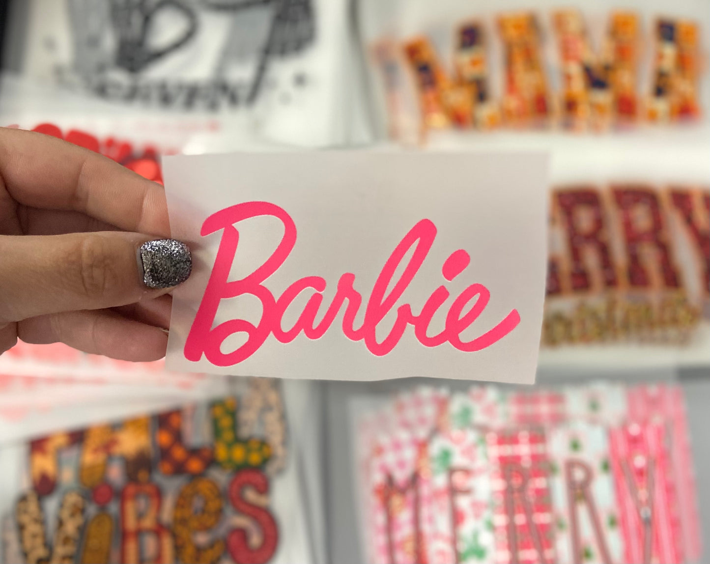 Barb DTF Trucker Hat Patch Only