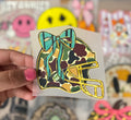 Football Helmet Duck Camo DTF Trucker Hat Patch Only