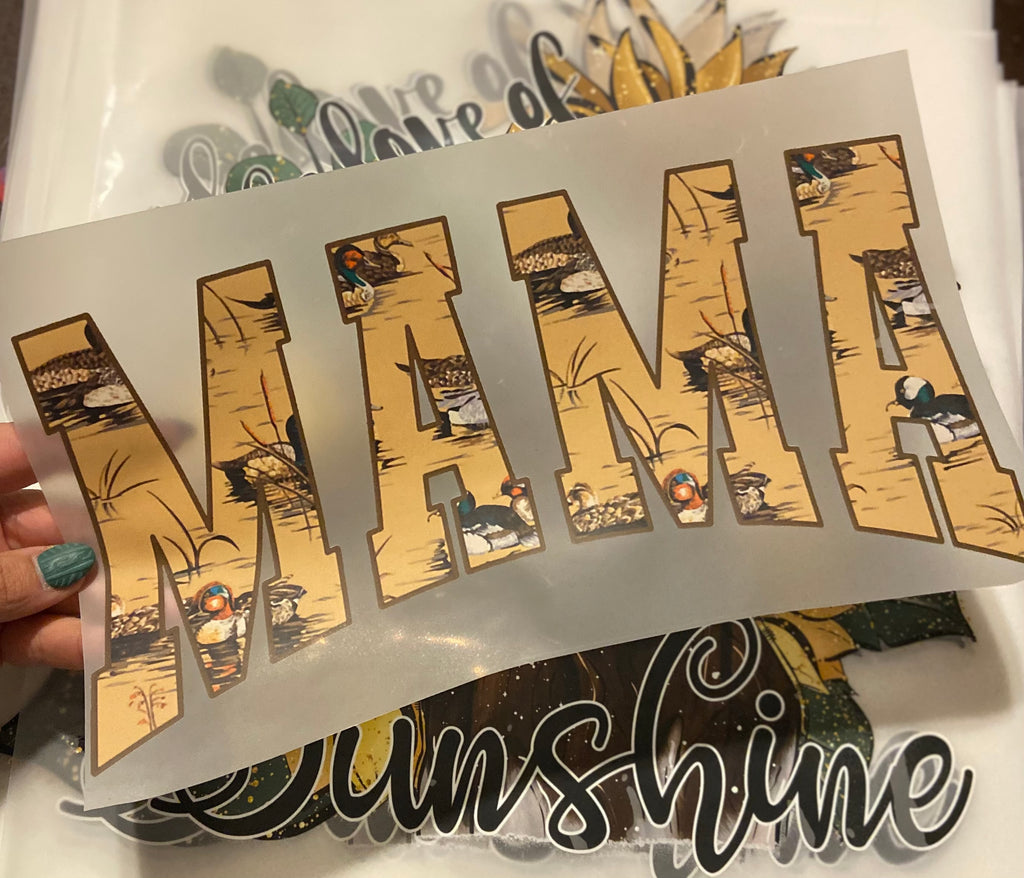 Quick Ship Duck Tan Mama T-shirt