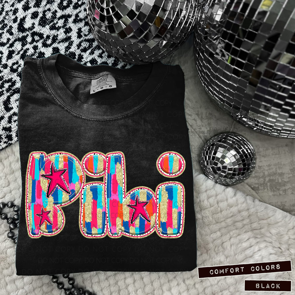 Watercolor Name Custom Comfort Color T-Shirt