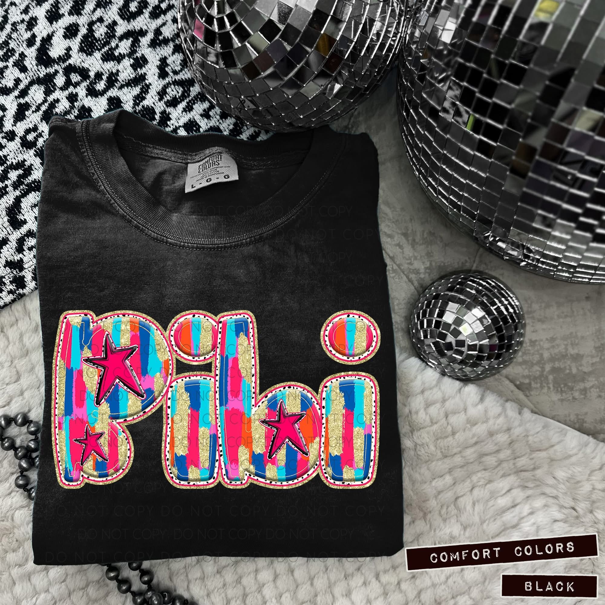 Watercolor Name Custom Comfort Color T-Shirt