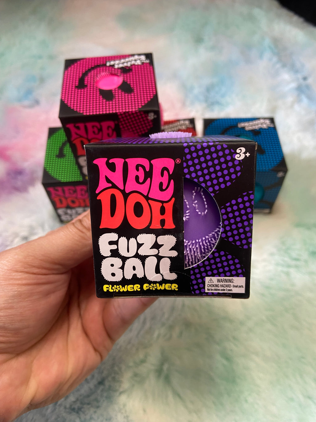 Authentic Needoh Fuzzball Flower Power | Viral Squishy Toy (Copy)