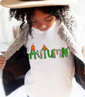 Custom Caterpillar Name Baby, Toddler, Youth Short Sleeve Shirt