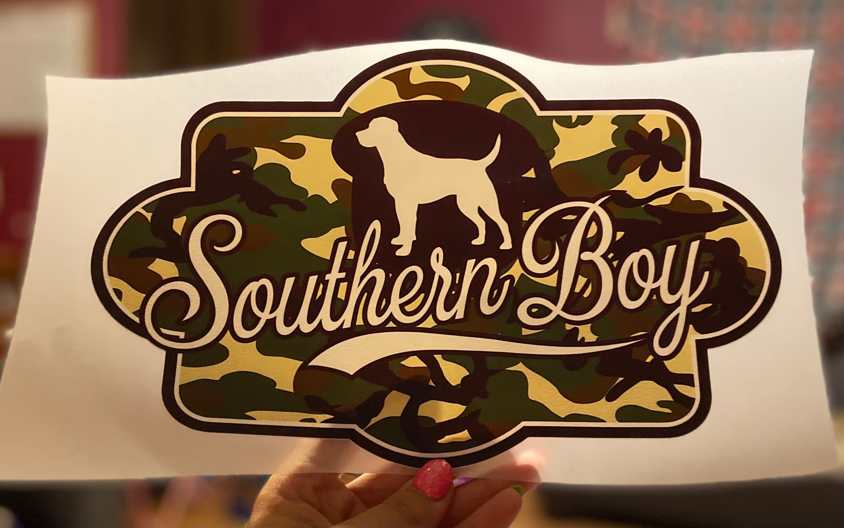 Quick Ship Southern Boy Camo Youth T-shirt