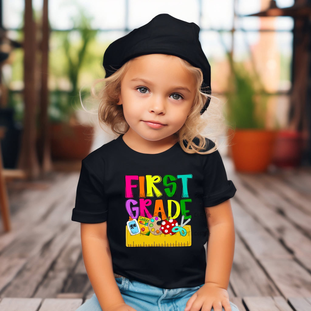 School Grade Custom Name Comfort Color T-Shirt