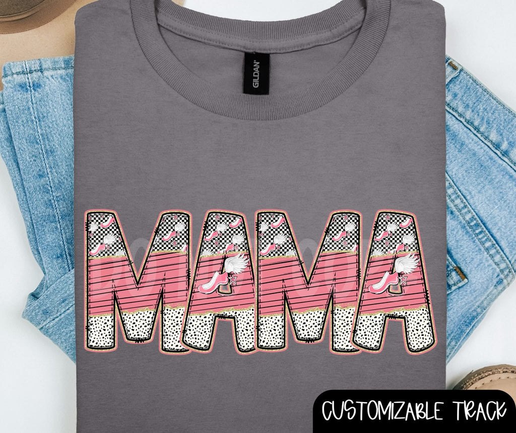Custom Pink Sport Name Comfort Color T-Shirt
