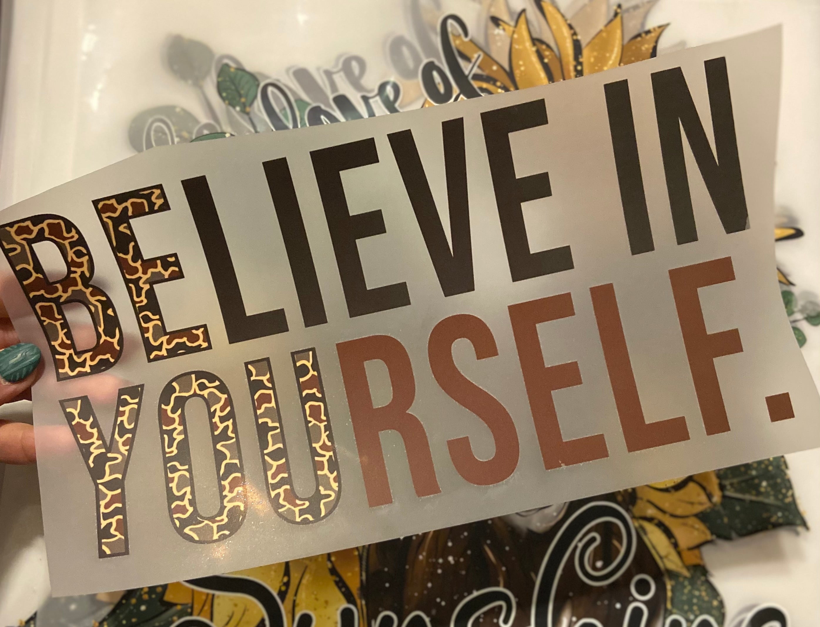 Quick Ship Believe In Yourself T-shirt