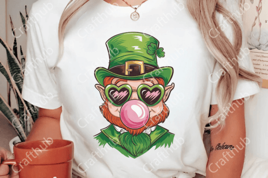 Leprechaun Bubblegum St Patricks Baby, Toddler, Youth Short Sleeve Shirt