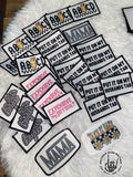 Mama Checkered Trucker Hat Patch Only