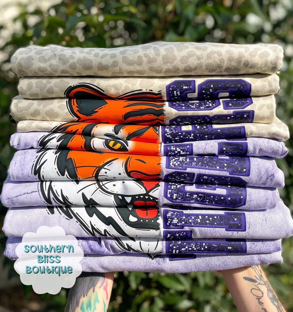 Mascot Tiger Glitter T-Shirt