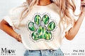 Dog Paw St Patricks T-shirt