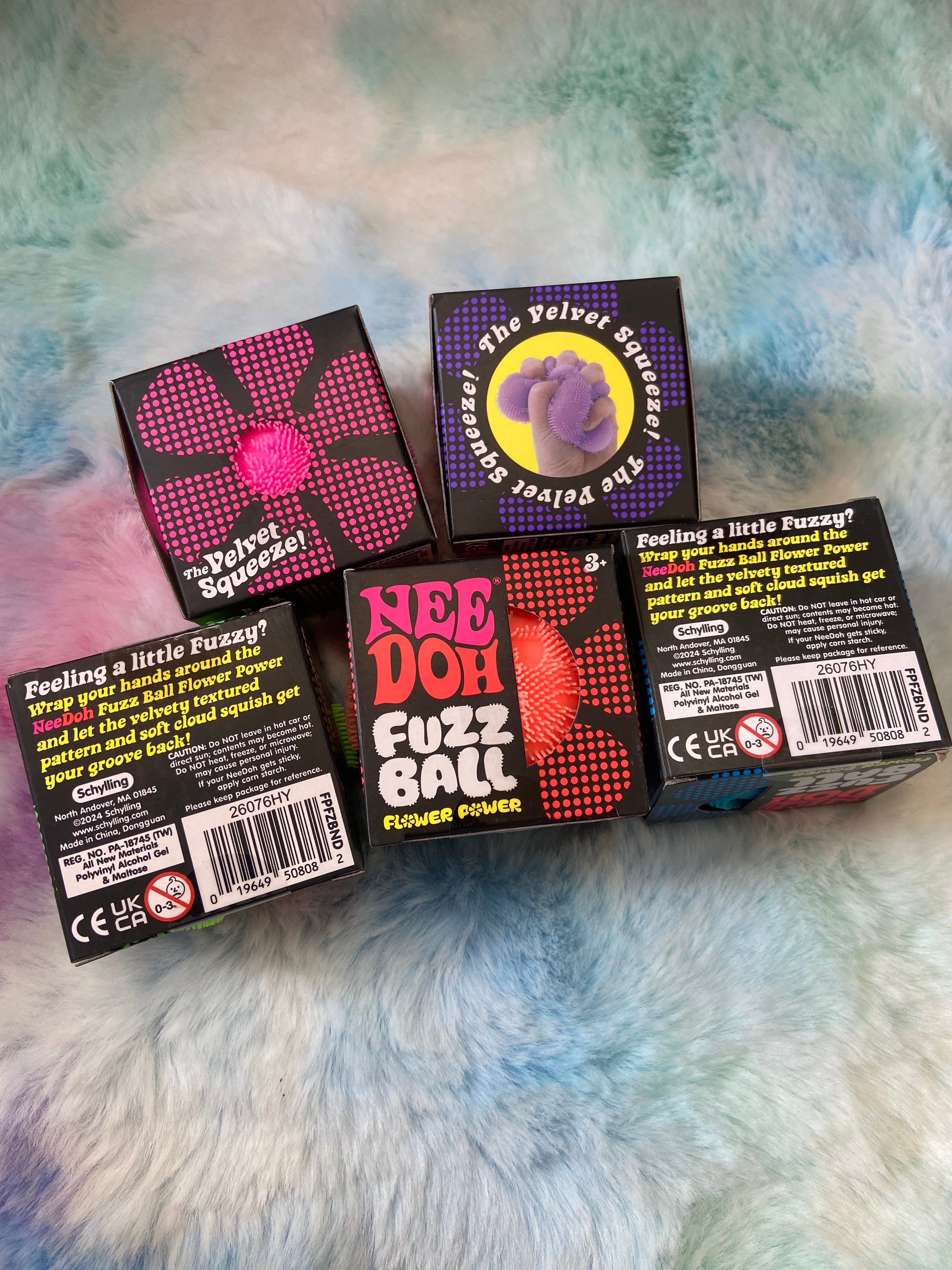 Authentic Needoh Fuzzball Flower Power | Viral Squishy Toy (Copy)