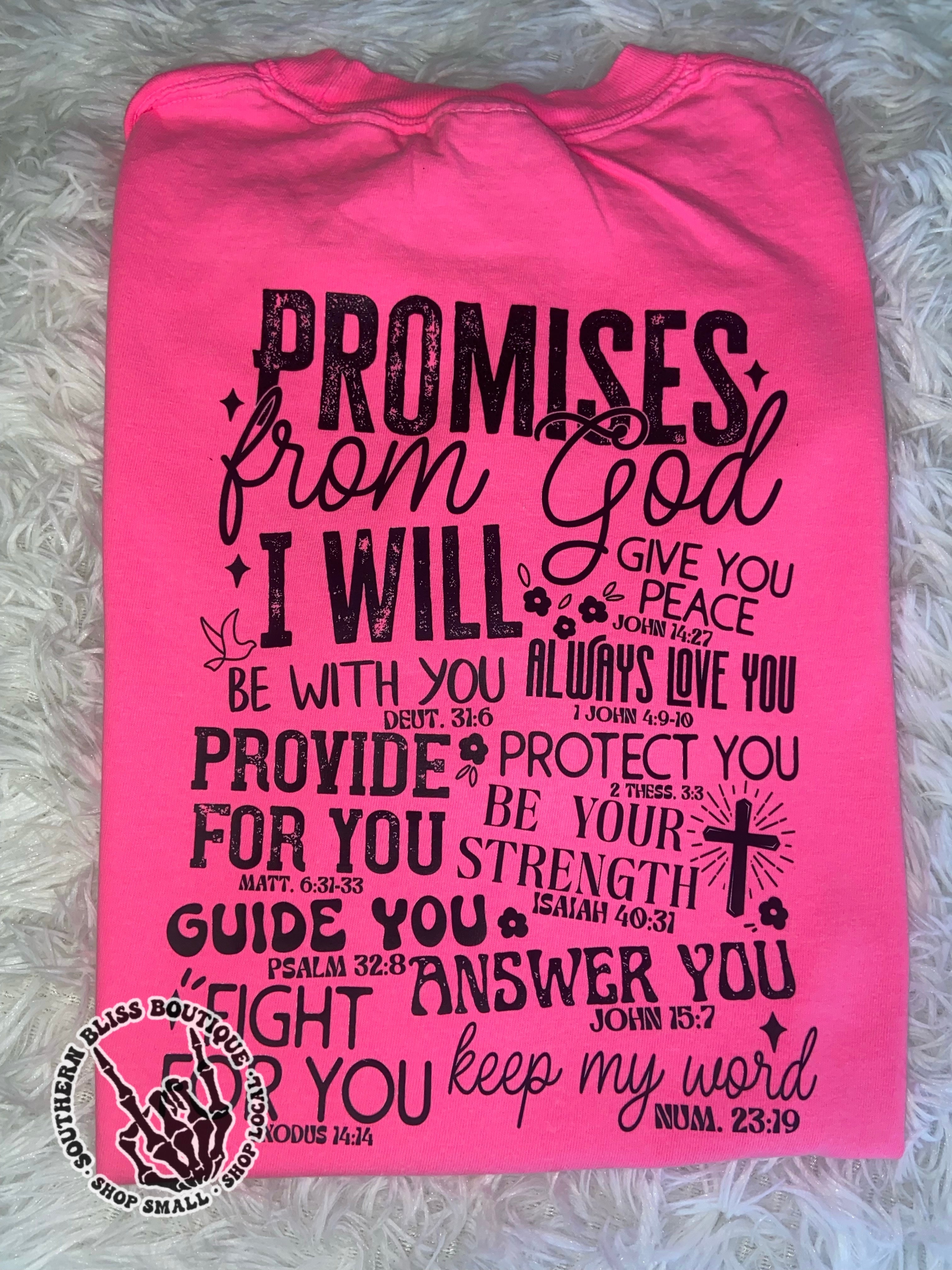 Gods Promises Comfort Color T-Shirt
