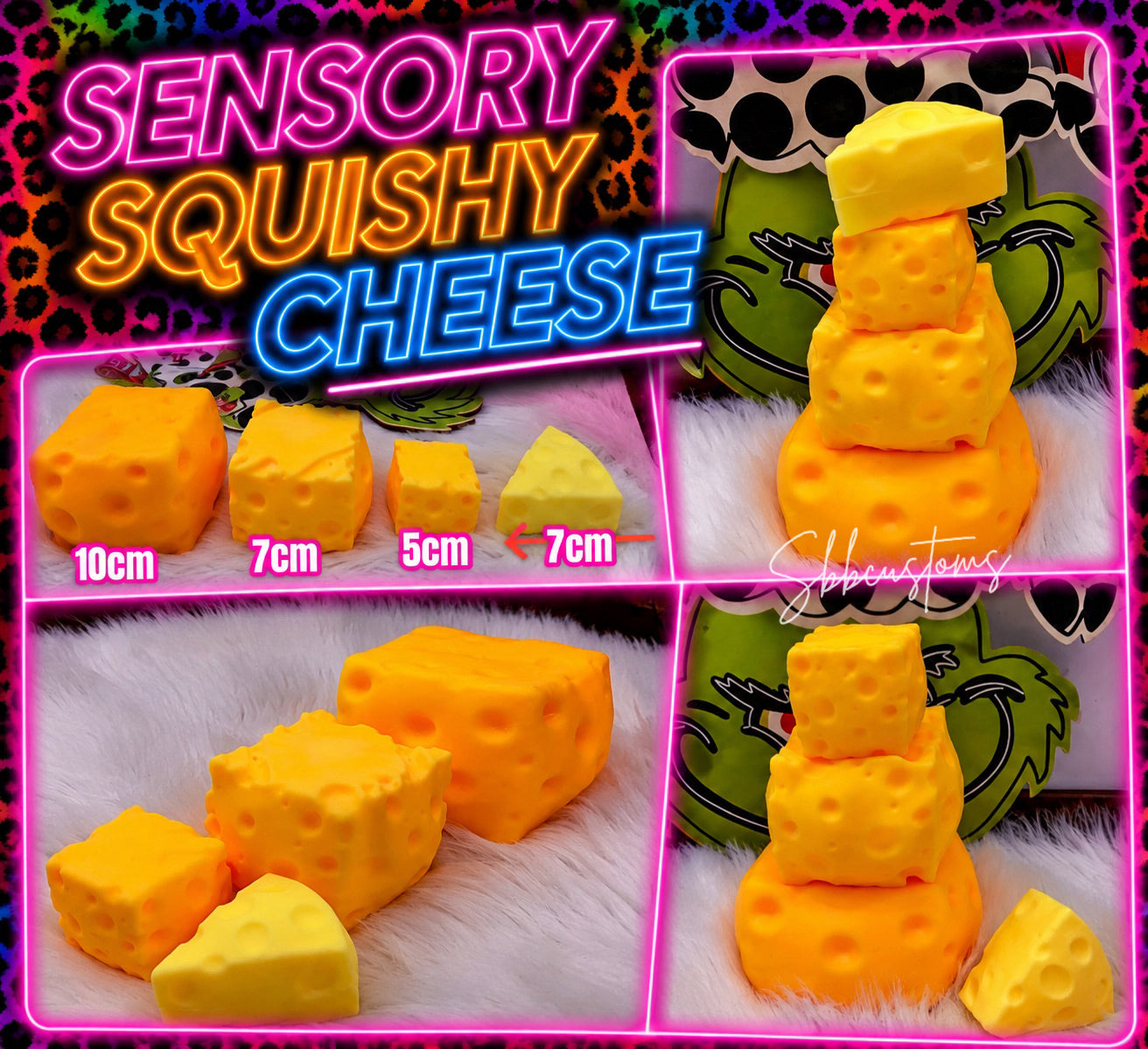 Velvet Squish Cheese Cube PREORDER ETA LATE JUNE-EARLY JULY