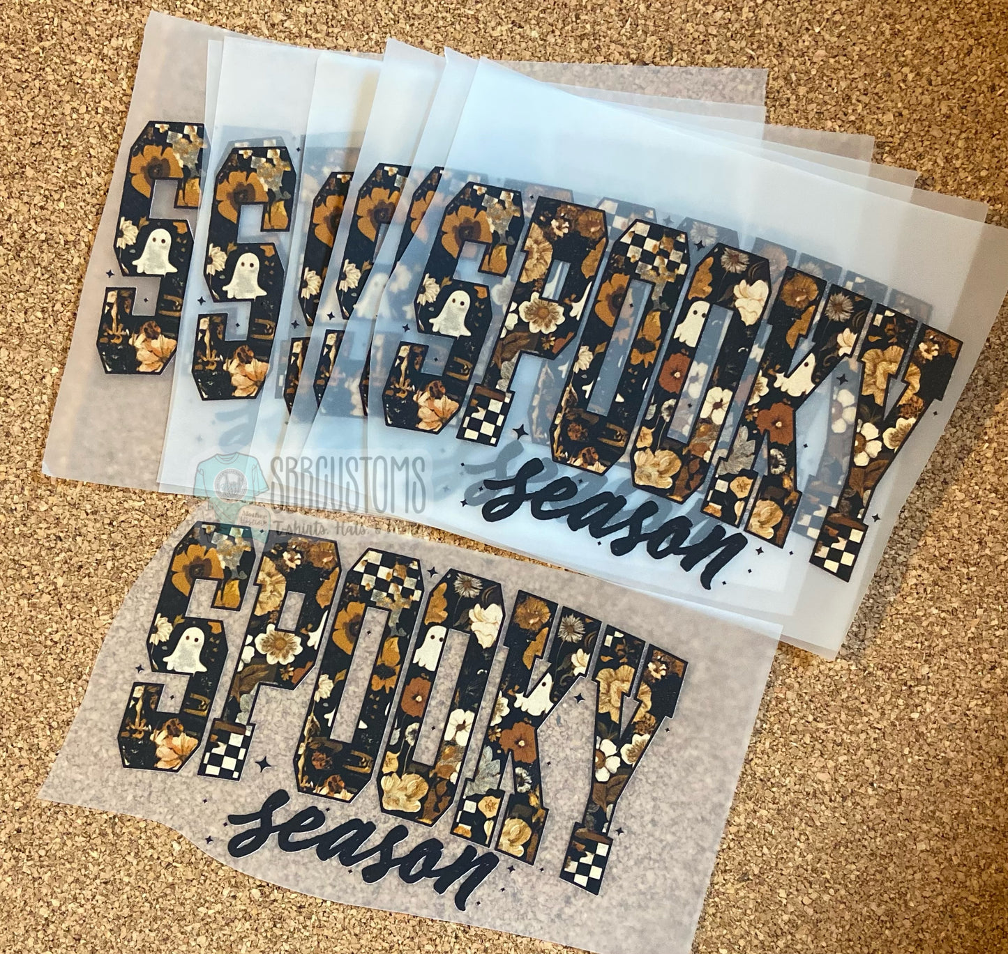 Halloween Spooky Season DTF Trucker Hat Patch Only