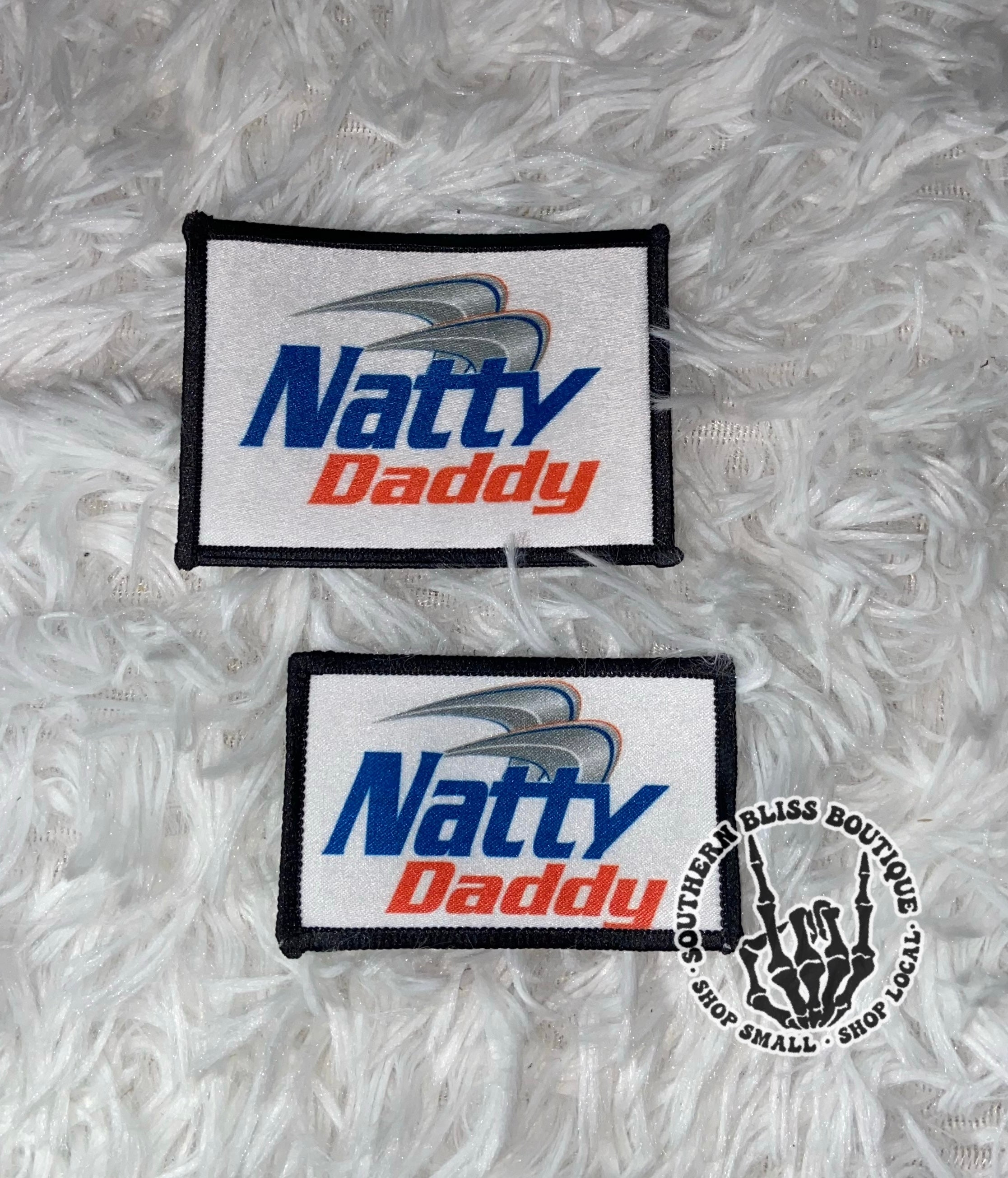 Natty Daddy Trucker Hat Iron On Large Patch Only