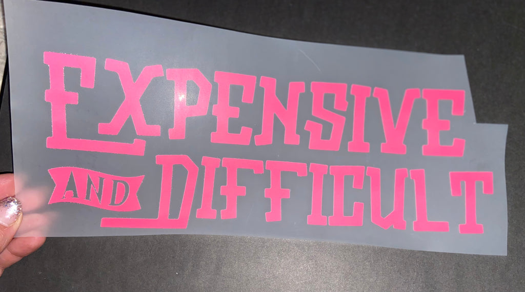 Quick Ship Expensive & Difficult T-shirt