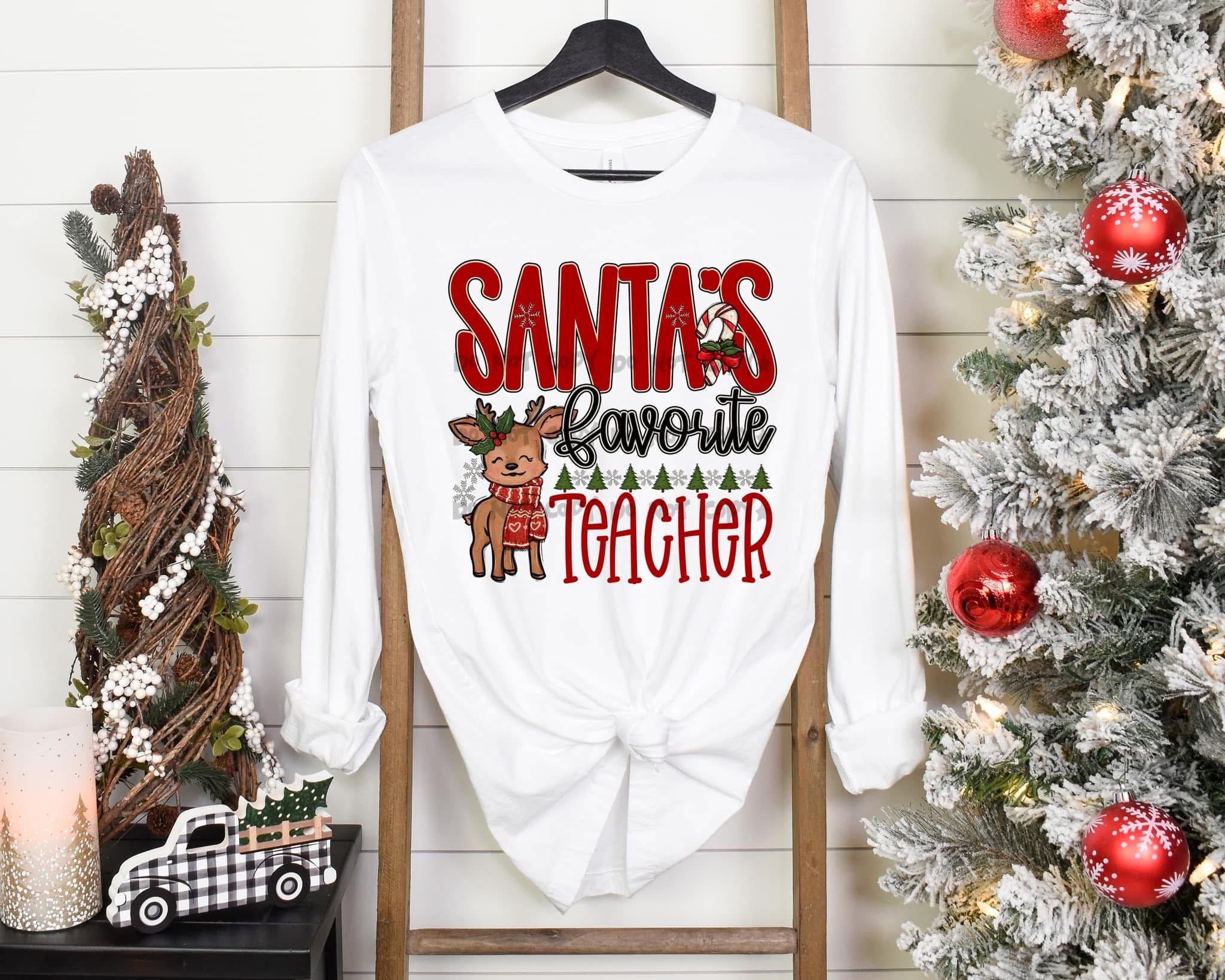 Santa’s Favorite Custom Comfort Color T-Shirt