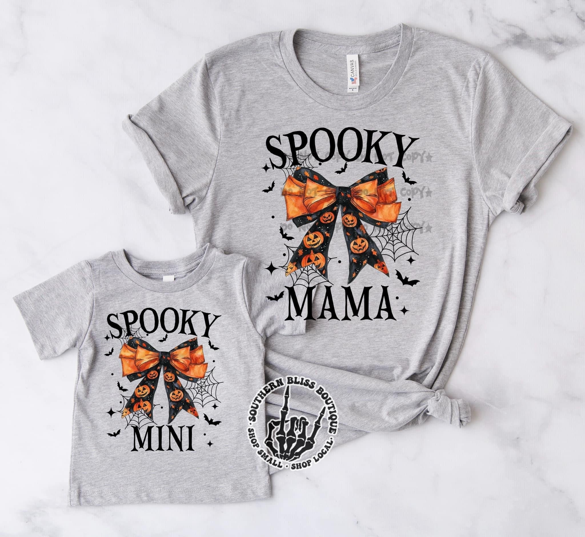 Spooky Mini Matching Halloween Adult T-Shirt