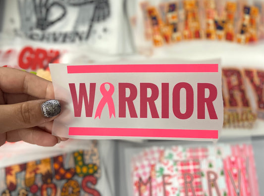Warrior DTF Trucker Hat Patch Only