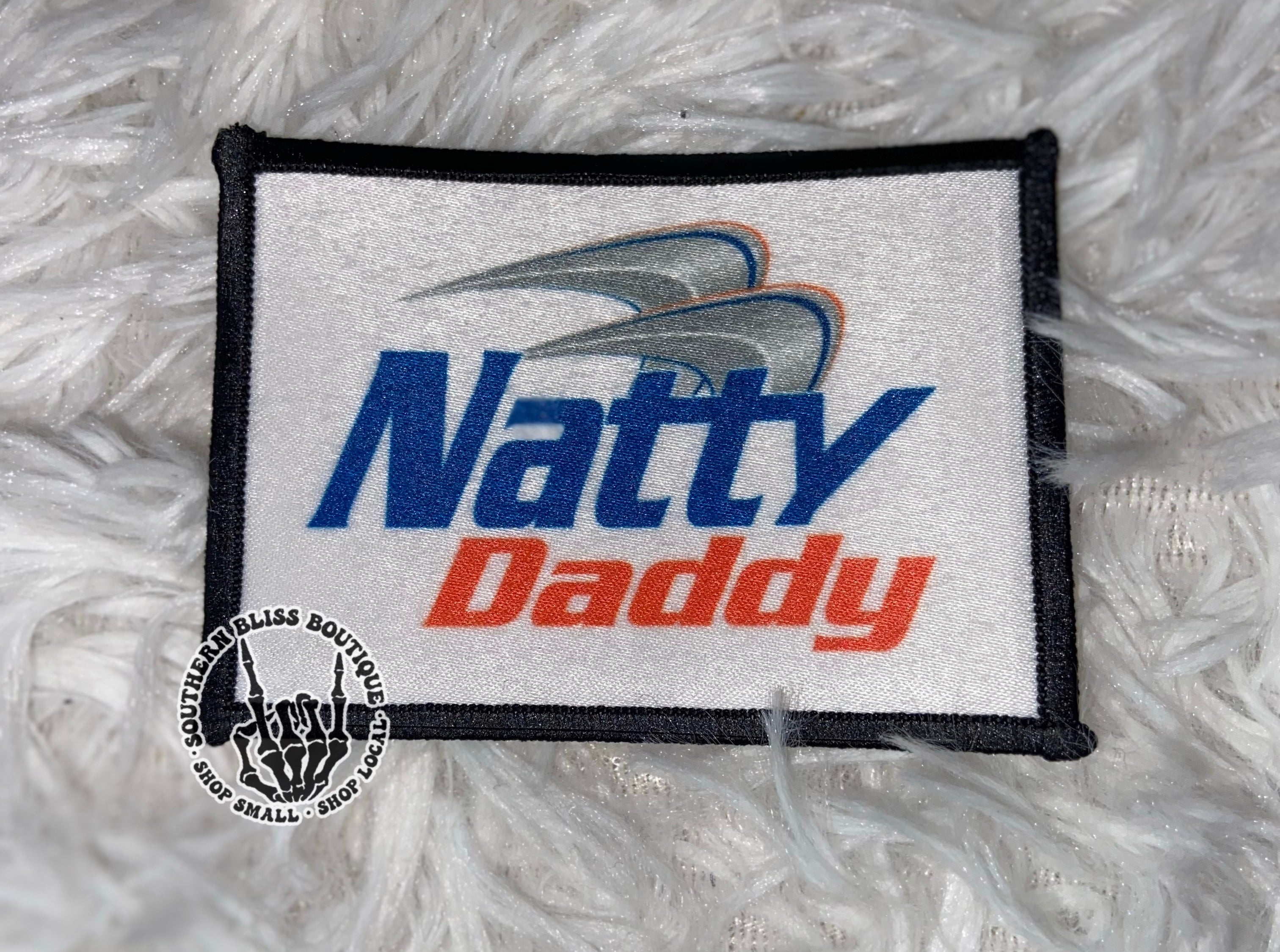 Natty Daddy Trucker Hat Iron On Large Patch Only