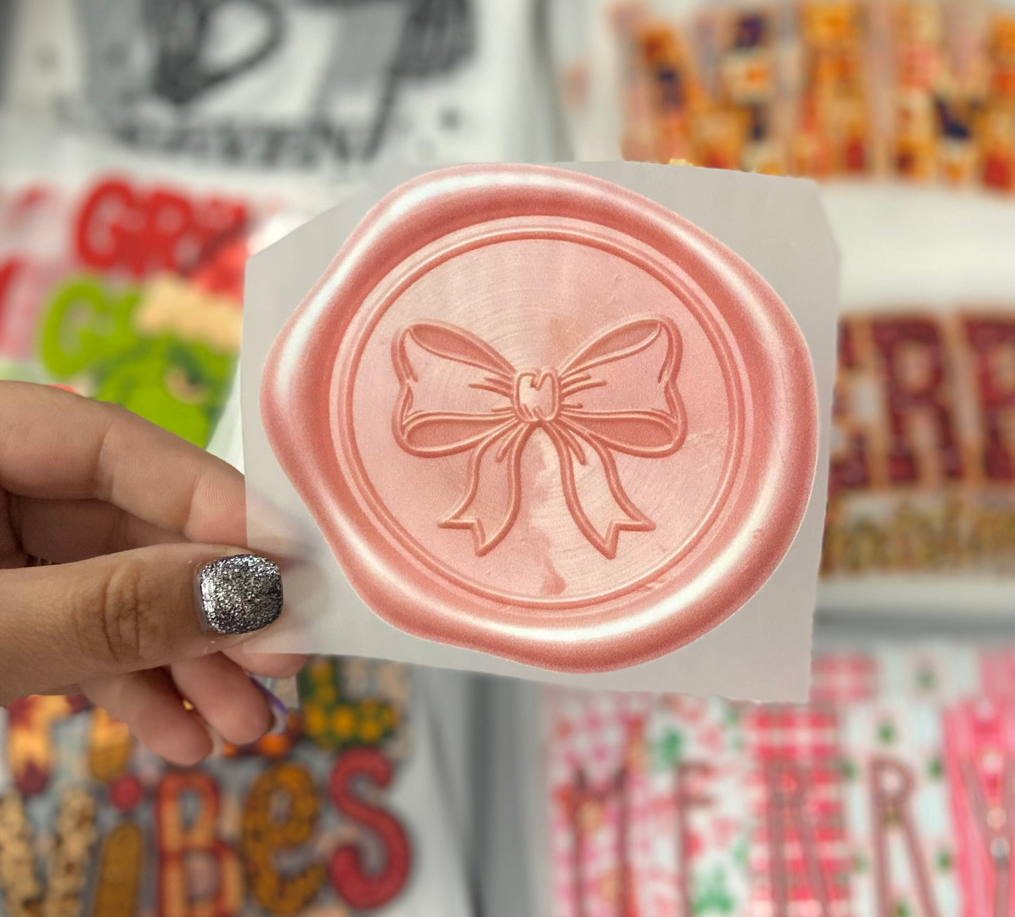 Pink Seal DTF Trucker Hat Patch Only