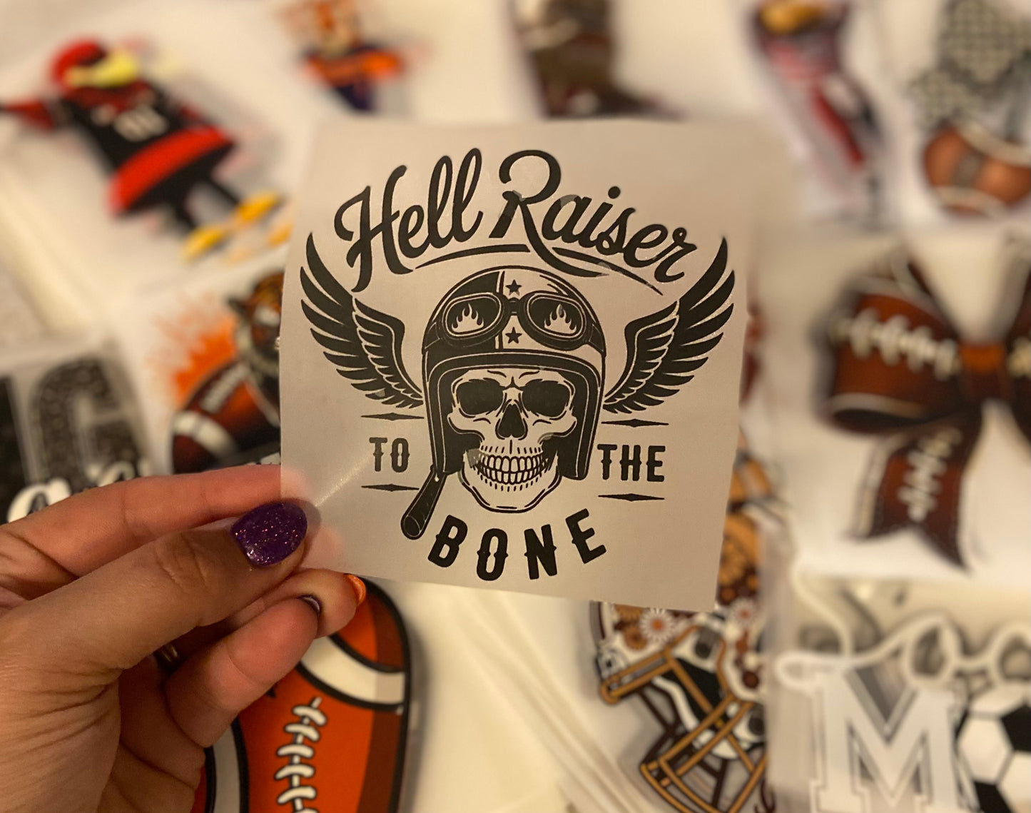 Hell Raiser DTF Trucker Hat Patch Only