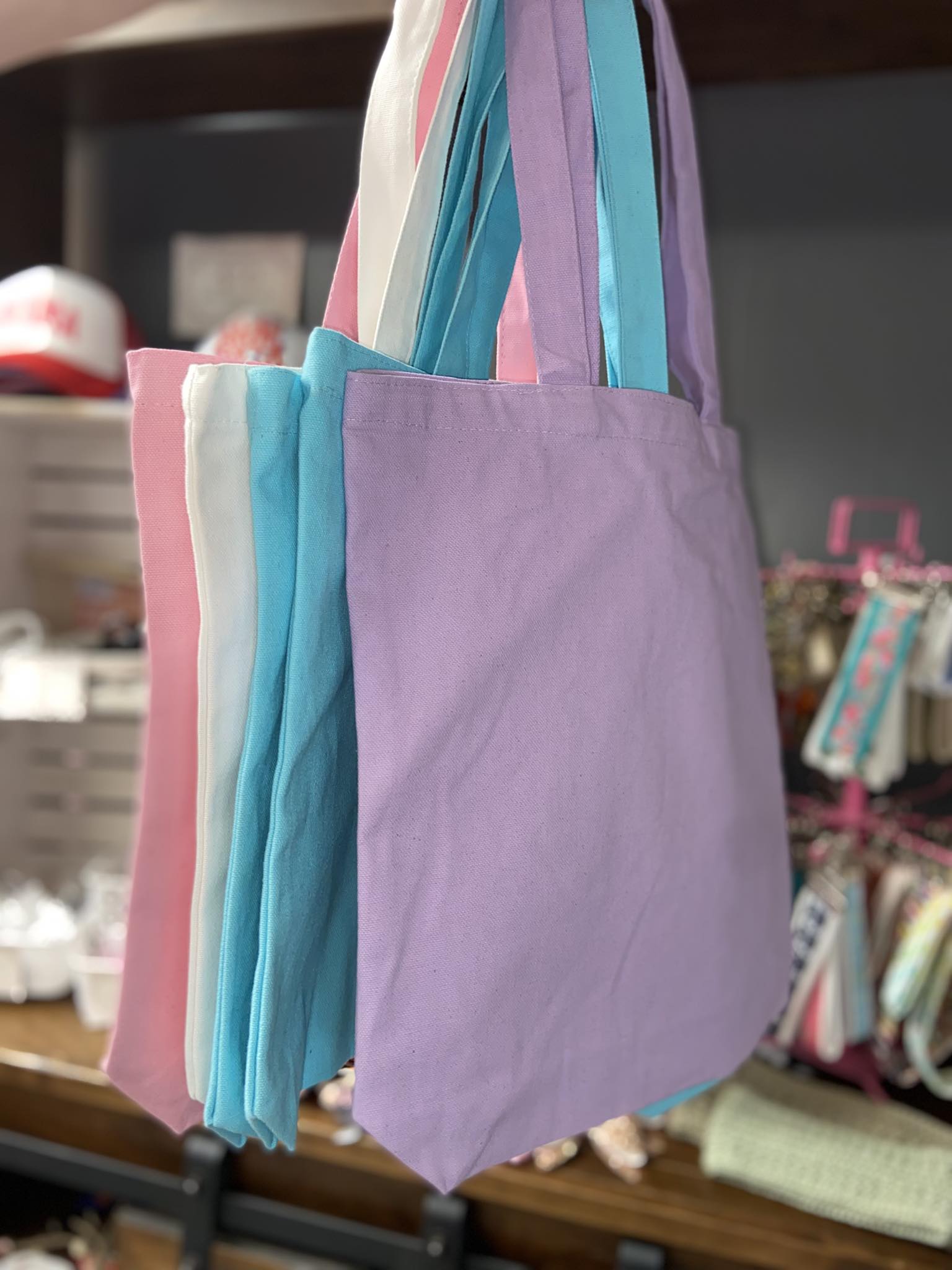 Mystery Custom Name Easter Tote Bags