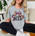 Color Bow Team Name Custom Comfort Color T-Shirt