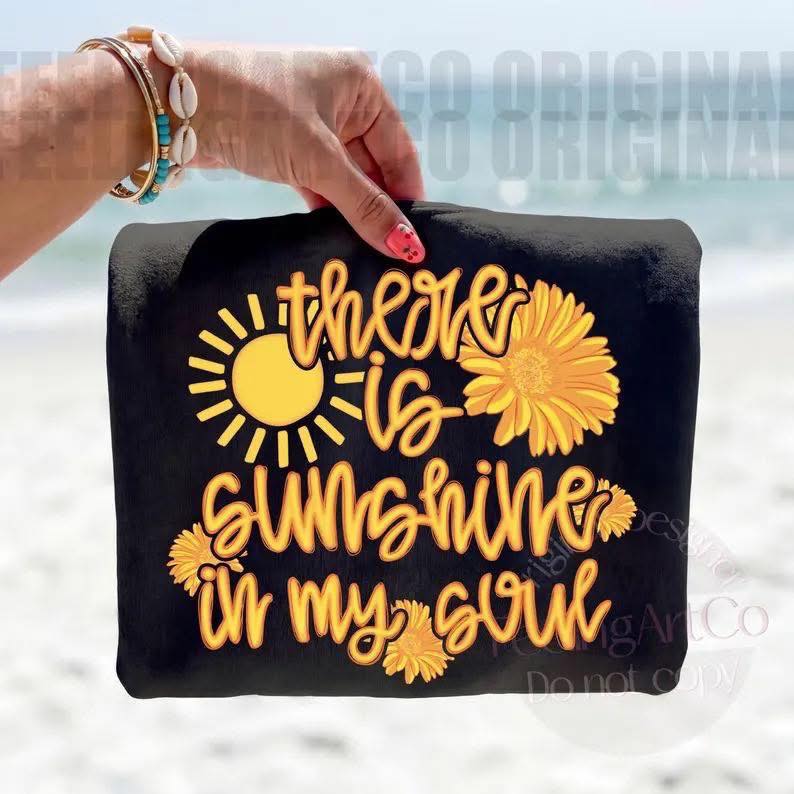There Is Sunshine In My Soul Adult Top