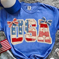 USA Patchwork Adult Top