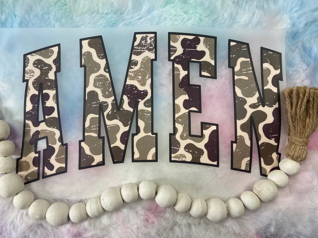 Quick Ship Amen Duck Camo T-shirt