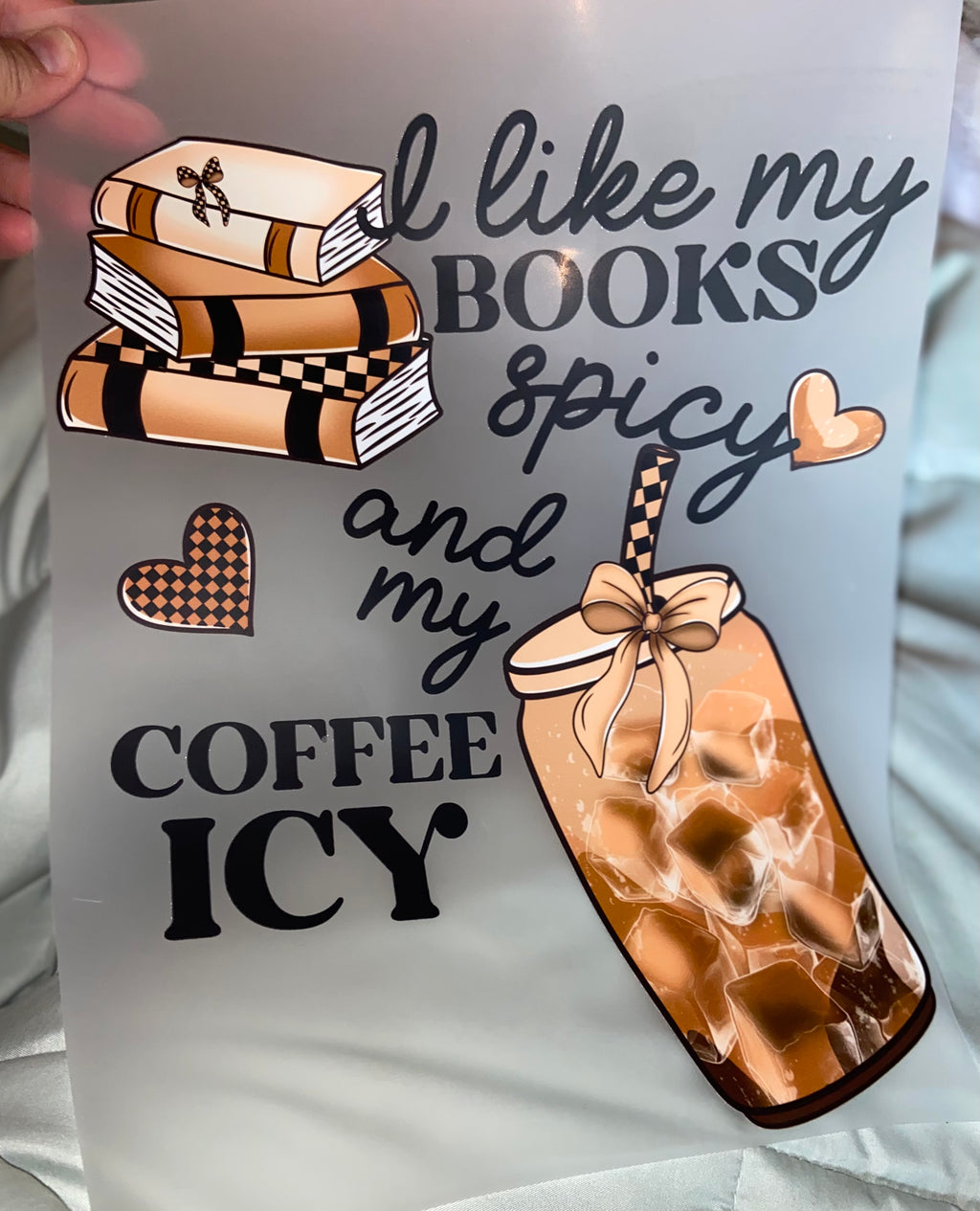 Quick Ship Books Spicy & Coffee Icy T-shirt