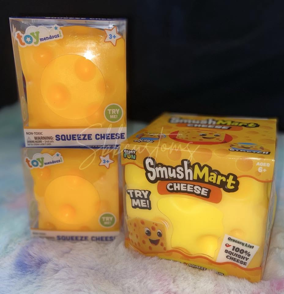 Authentic Toymendous Squeeze Cheese | Viral Squishy Toy