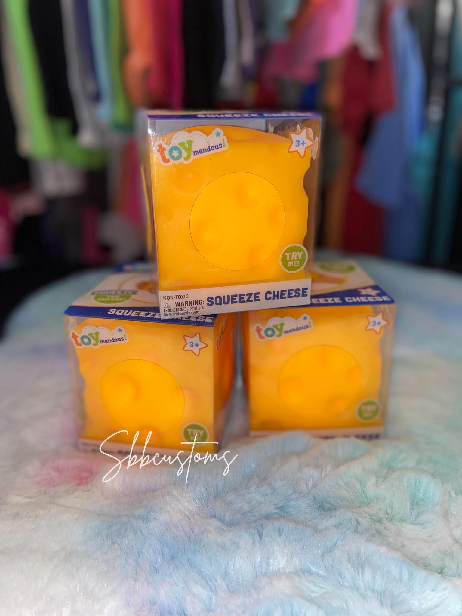Authentic Toymendous Squeeze Cheese | Viral Squishy Toy