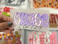 Grace Purple DTF Trucker Hat Patch Only