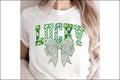 Lucky Dotty Bow St Patricks T-shirt