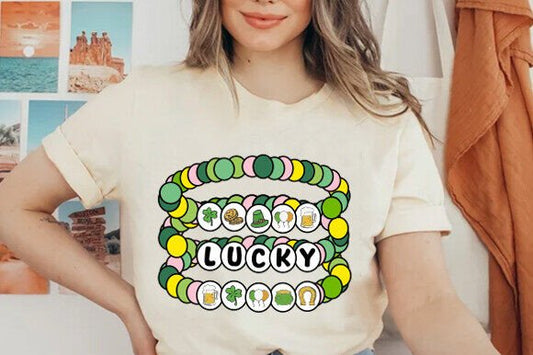 Lucky Bracelets St Patricks Baby, Toddler, Youth Short Sleeve Shirt