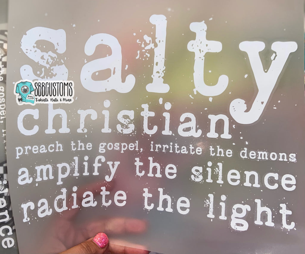 Quick Ship Salty Christian T-shirt