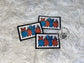 Mama Checkered Patriotic Trucker Hat Patch Only
