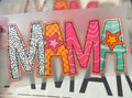 Quick Ship Dots & Stars Mama T-shirt
