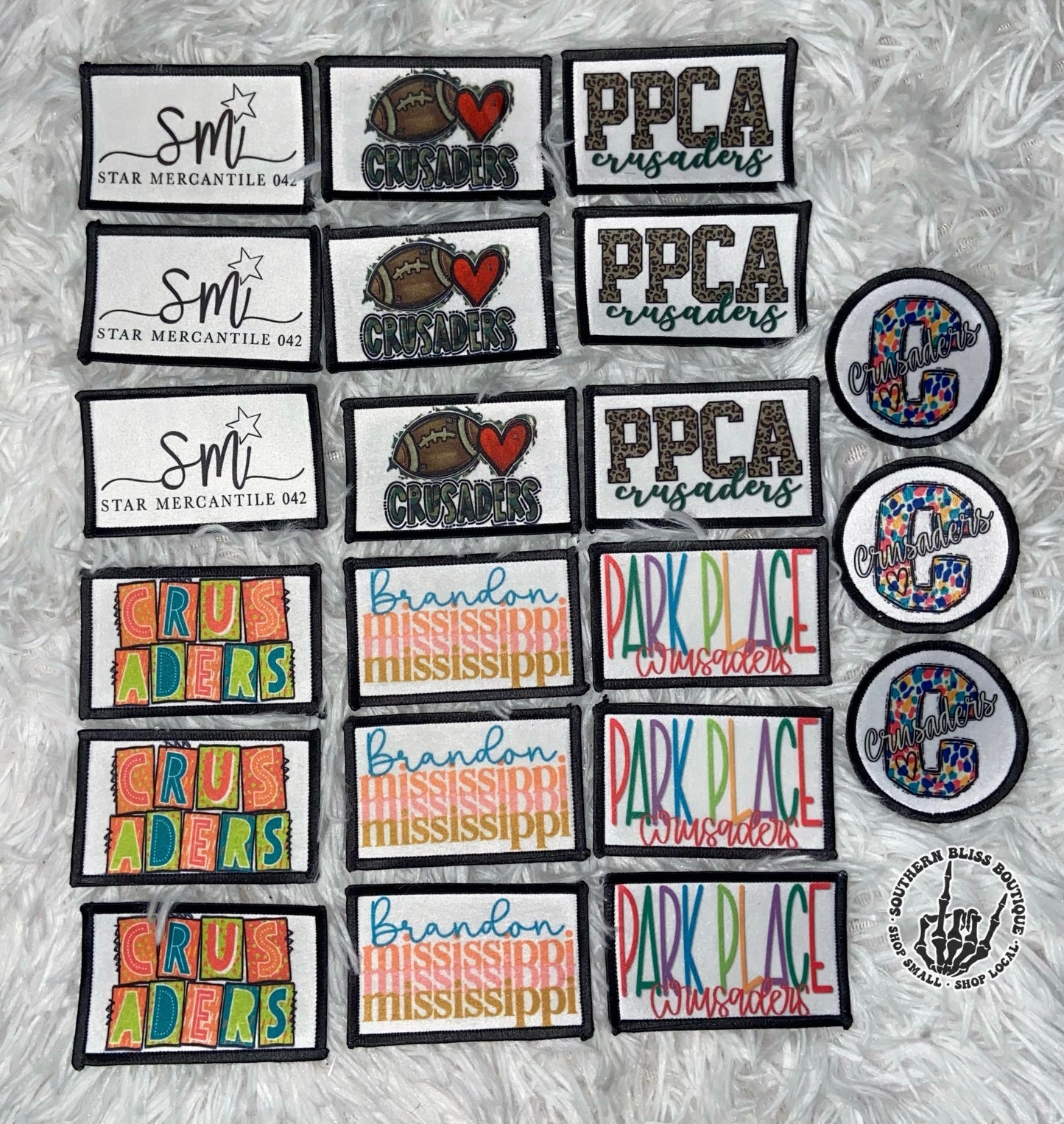 Mama Purple Pastel Trucker Hat Iron On Patch Only