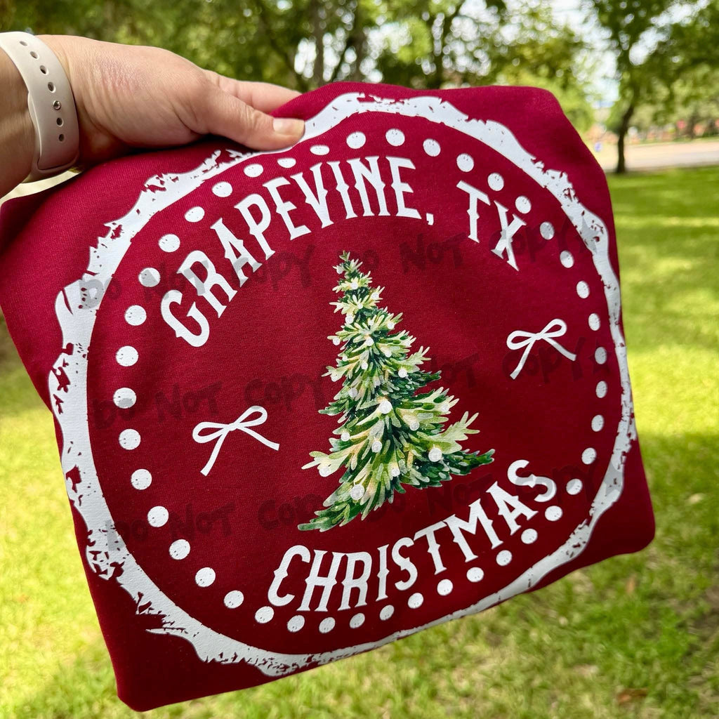 Custom State or Town Christmas Sweatshirt