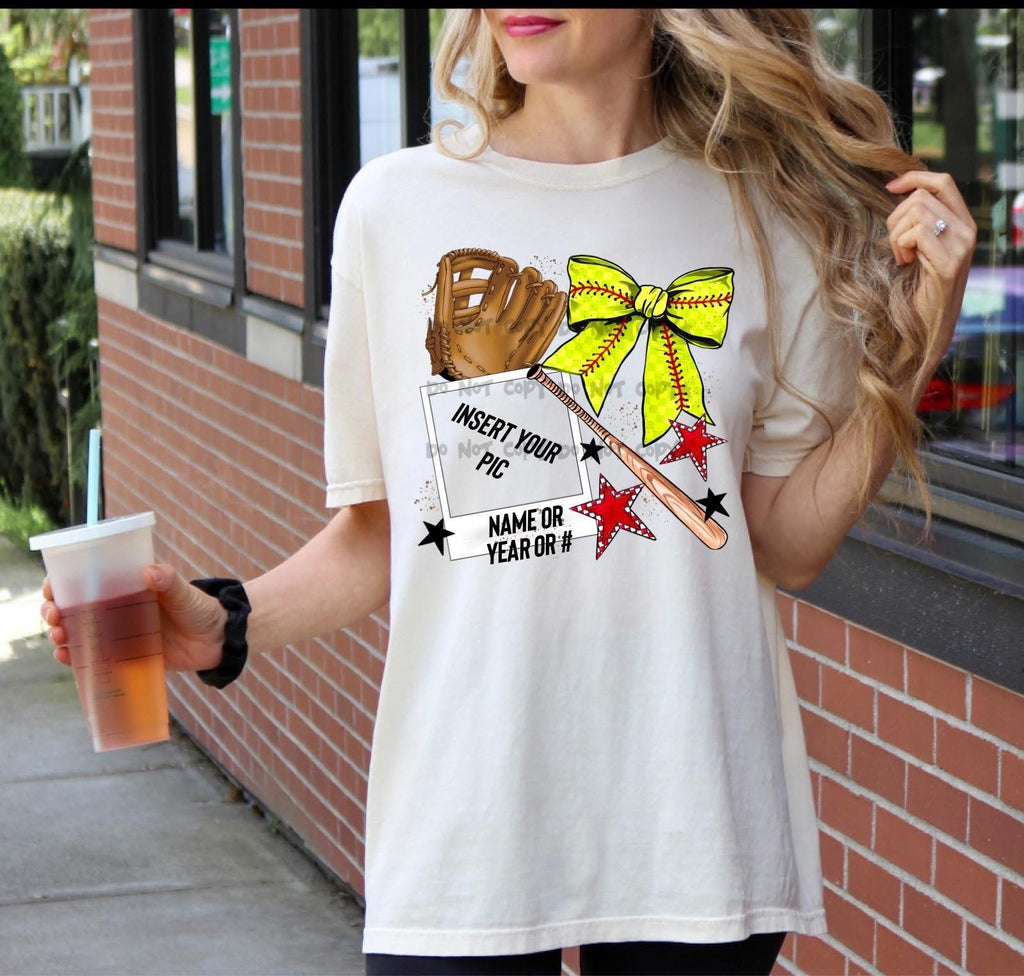 Sport Custom Photo Collage Comfort Color T-Shirt