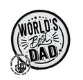 World’s Best Dad Hat Patch Only